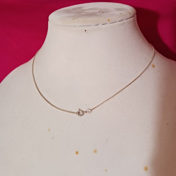 90s Vintage Sterling Silver and Rose Quartz Pendant Necklace - Picture 6 of 11